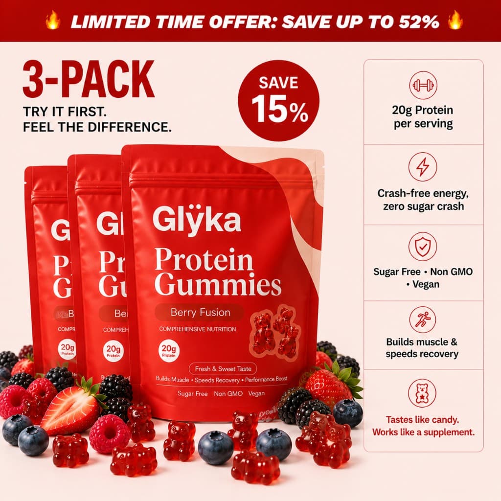 Berry Fusion Protein Gummies 3-Pack
